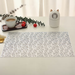 Rectangular Hollow Grid Plastic Placemats - Table Mat Insulation