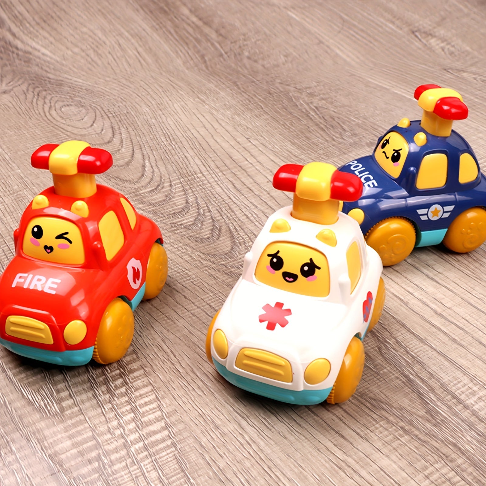 Kids Inertial Pull Back Car Press Small Car Baby Fall-resistant Toy Car