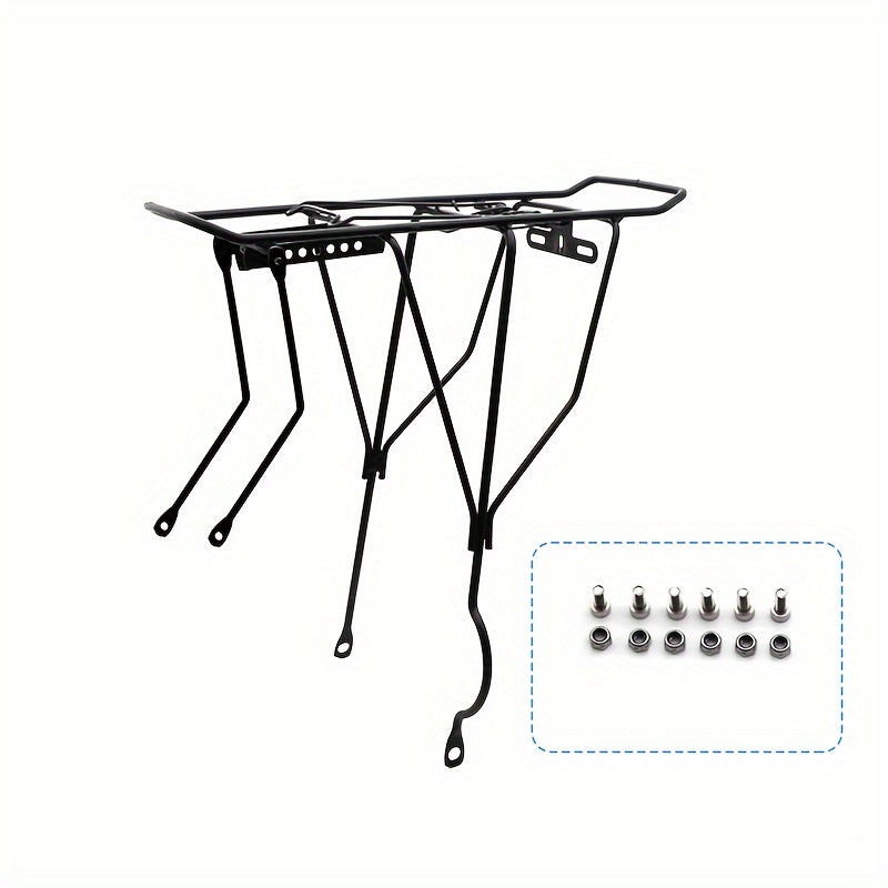 Universal Steel Bicycle Rear Rack Luggage Rack Bike Seatpost Bag Rack