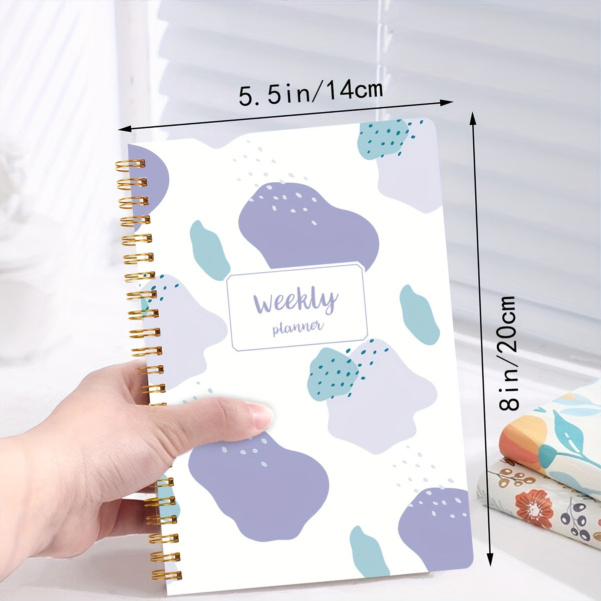 Weekly Goals Planner Checklist Habit Tracker Purple