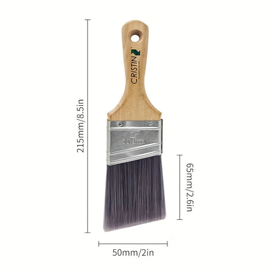 Cristin Synthetic Angled Paintbrush Mini Cutter Cutting In & Framing Brush