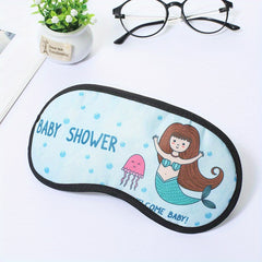 Mermaid Bag Edge Eye Mask Cartoon Shading Sleep Eye Mask