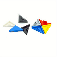 100pcs Triangle Light Board 2x2 Building Blocks Smooth Tiles