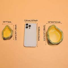 Resin Rock Dish for Reptile and Amphibian Feeding