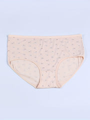 4 Pack Plus Size Floral Print Soft Briefs Set
