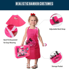 Children's DIY Hairdresser Salon Tool Set - Hair Dryer & Accessories