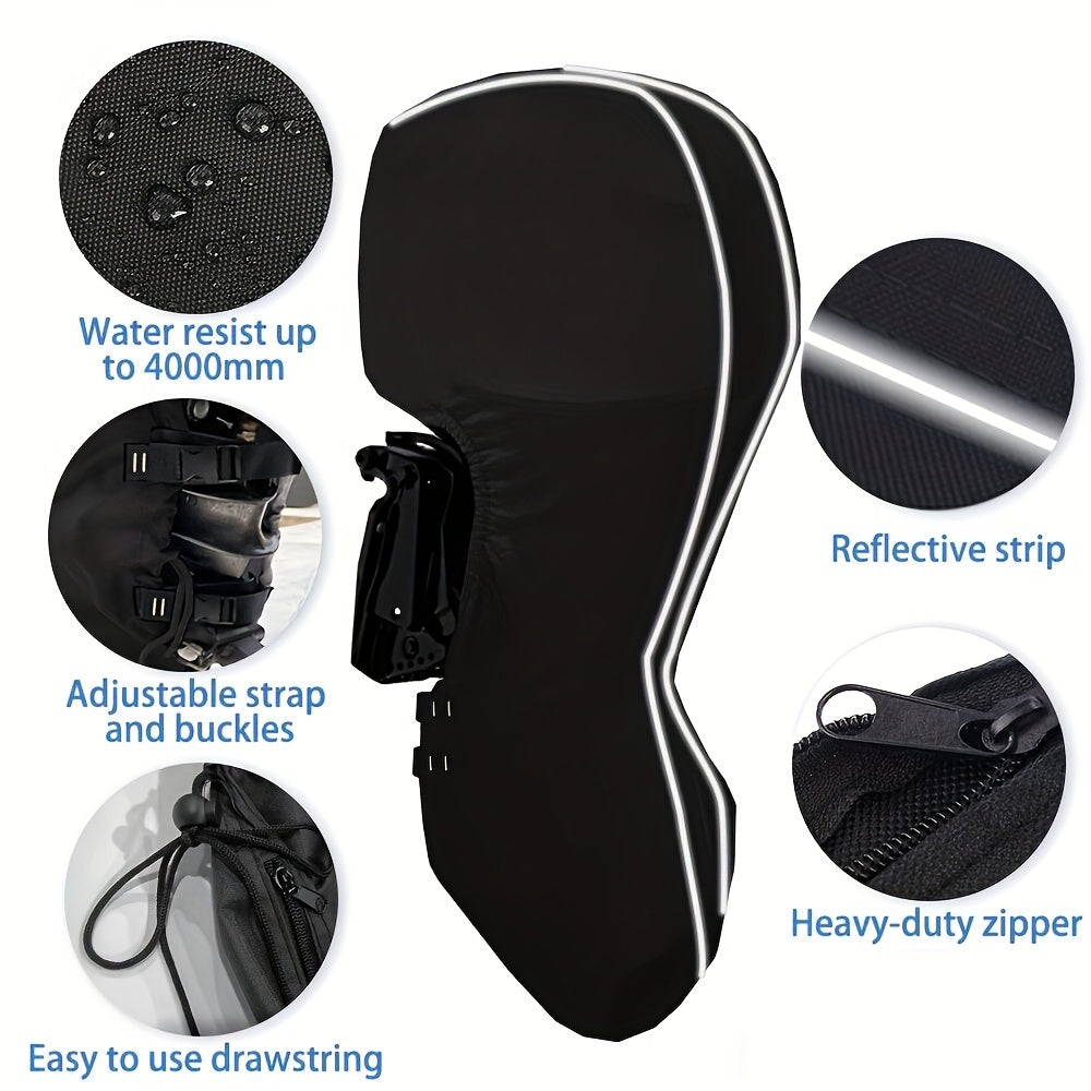 Marine Outboard Motor Cover Waterproof with Strap