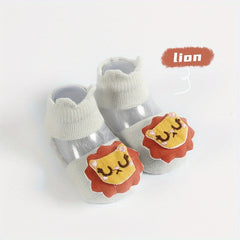 Baby Girls Cotton Cartoon Doll Decor Ankle Socks
