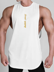 Men's Athletic Tank Top Moisture Wicking Vest for Sports Workout Fitness
