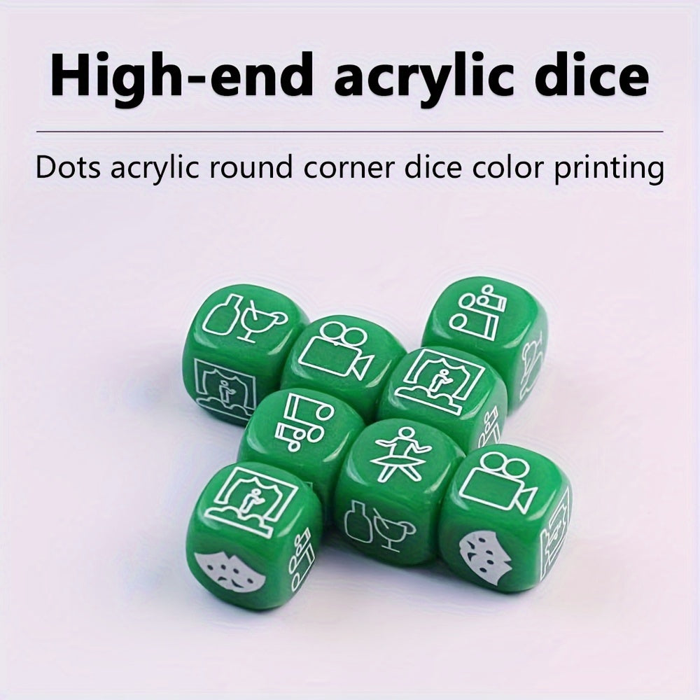 5pcs Essential Dices For Party Multiplayer Fun