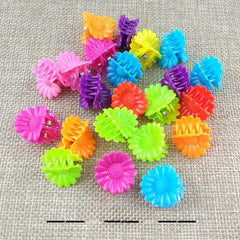 100pcs Plastic Butterfly Hair Clips for Kids