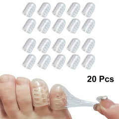Silicone Toe Protectors Soft Breathable Anti Abrasion for Home Night Use