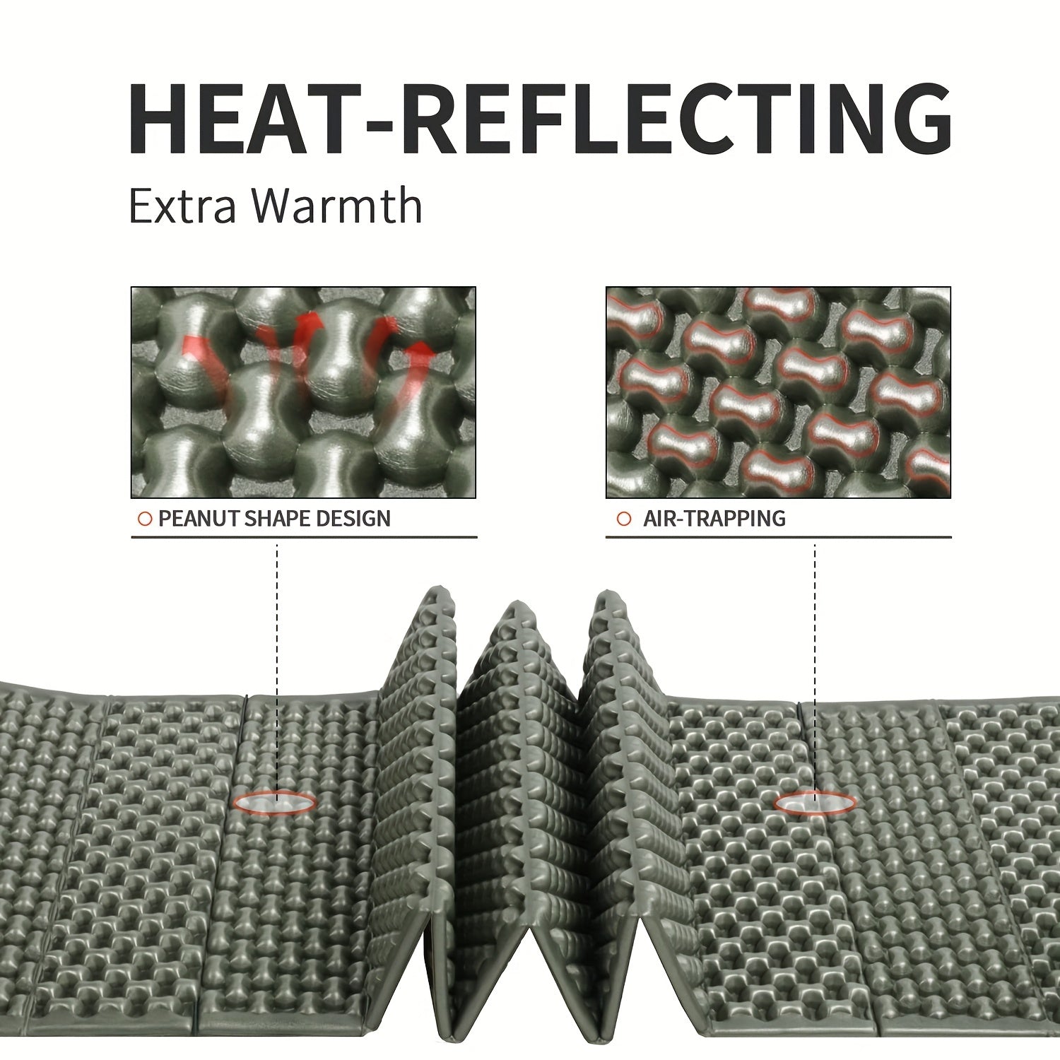 Foam Camping Pads Ultralight Waterproof Soft Mat For Adults