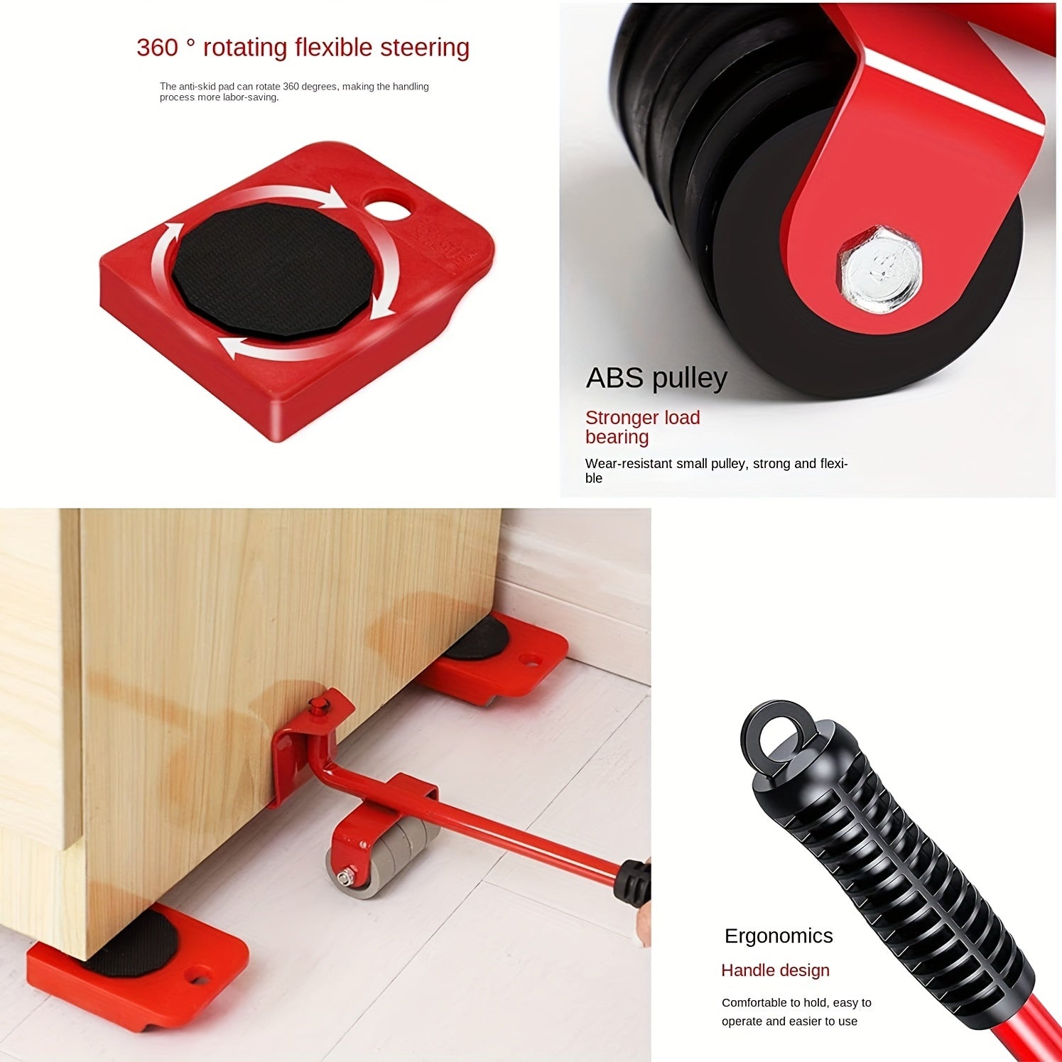 Furniture Sliders Lifter Appliance Movers Dolly Pads Slider For Hardwood Floors