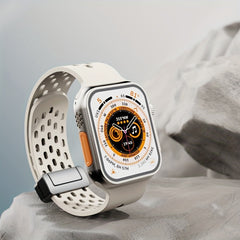 Stylish Magnetic Silicone Strap for iPhone Watch 8 7 6 5 4