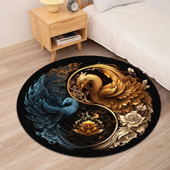 Phoenix Round Rug Doormat Floor Mat Hotel Living Room Mats Anti Slip