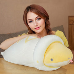 Giant Snake Plush Toy Ivory Shedding Snake Stuffed Animal