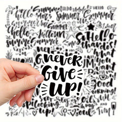 42pcs Graffiti Stickers Waterproof DIY Handbook Sticker Pack