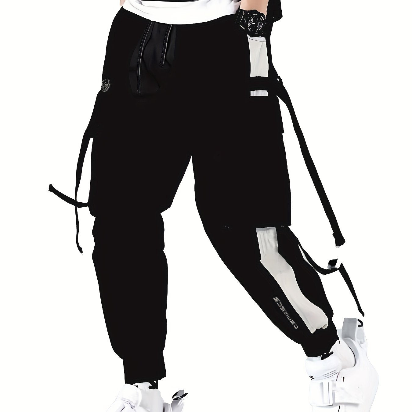 Men's Casual Cargo Pants With Pockets Work Clothes For Mountaineering Hiking