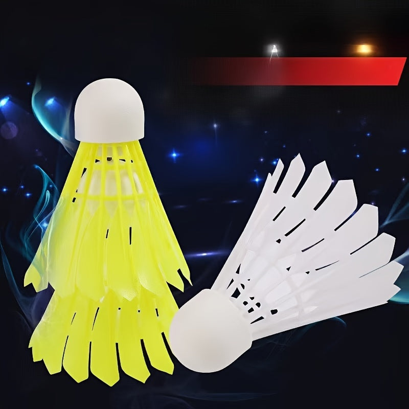 3pcs Durable Badminton Shuttlecocks Indoor Outdoor Training Nylon Material