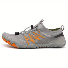 Men's Aqua Wading Shoes With Drawstring, Outdoor Walking Shoes