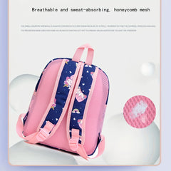Kids Cartoon Unicorn Backpack Large Capacity Schoolbag