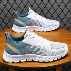 Men's Lace up Running Shoes Breathable Sneakers