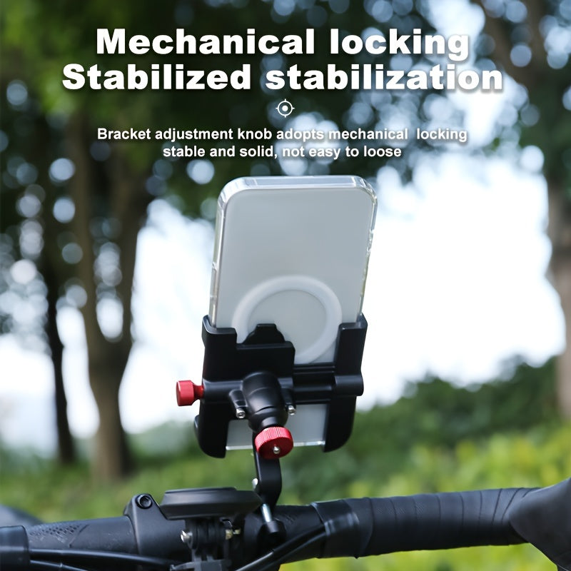 Universal Non Slip Bike Handlebar Phone Mount Clip