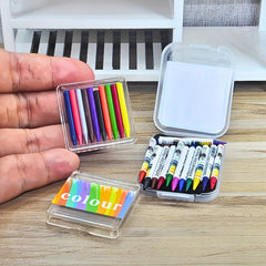 22 Colors Dollhouse Scene Model Art Supplies Set for 11.5 Inch Dolls