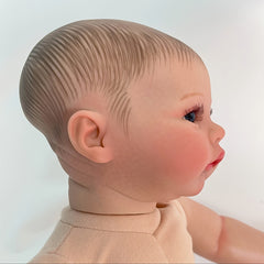 1pc Icradle 45 Youngsters Doll Soft Cloth Body 3D Skin with Visible Veins