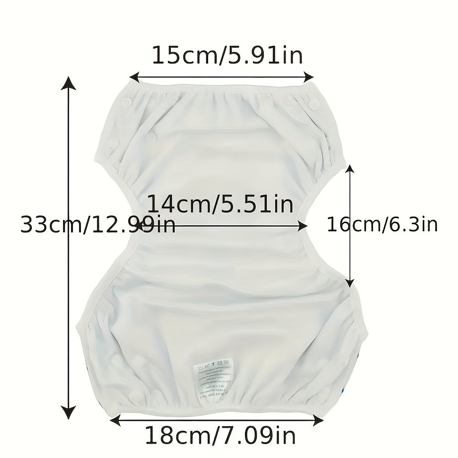 Adjustable Baby Swim Diaper for 0-3T Boys & Girls
