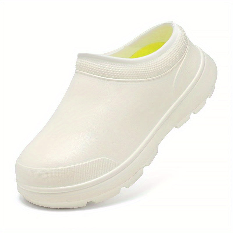 Men's Waterproof Chef Clogs Non-Slip Work Shoes