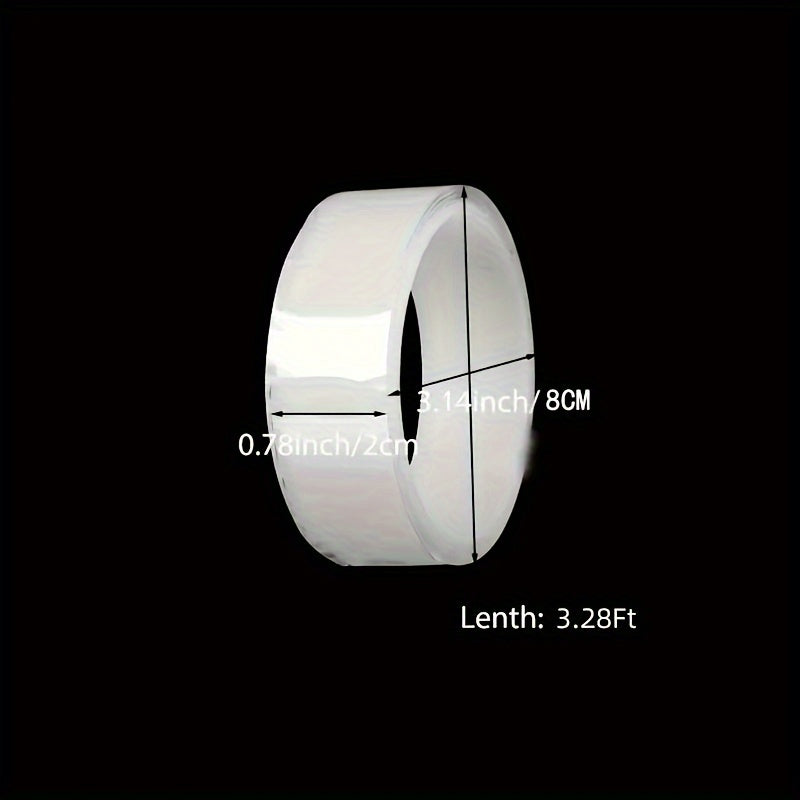 Reusable Double-Sided Tape Transparent Strong Versatile