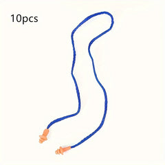 10pcs Silicone Ear Plugs Hearing Protection with Cord