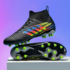Boys Non Slip Football Cleat With Spikes Outdoor Soccer Shoes