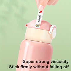 Customized Transparent Name Sticker Cartoon Stickers Waterproof Labels