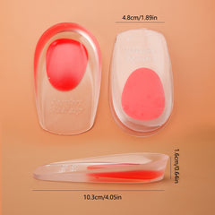 Heel Pads For Heels Insoles Red Heel Pain Comfortable Pu Insoles Half Pads