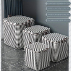 Large Folding Clothes Organizer with Zipper Handle for Bedding Storage