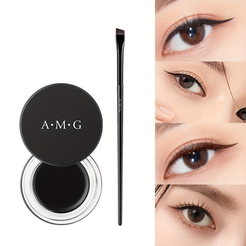 Matte Waterproof Eyeliner Cream with Brushes