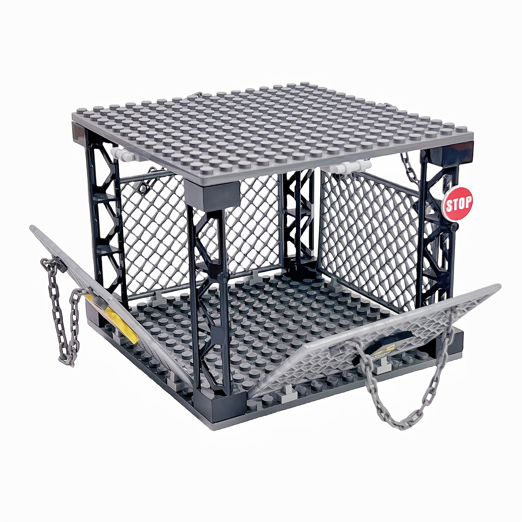 Military Prison Building Blocks Toys MOC Restricted Area Trap
