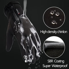 Waterproof Winter Gloves Touch Screen Windproof Velvet Warm Sports Cycling Glove
