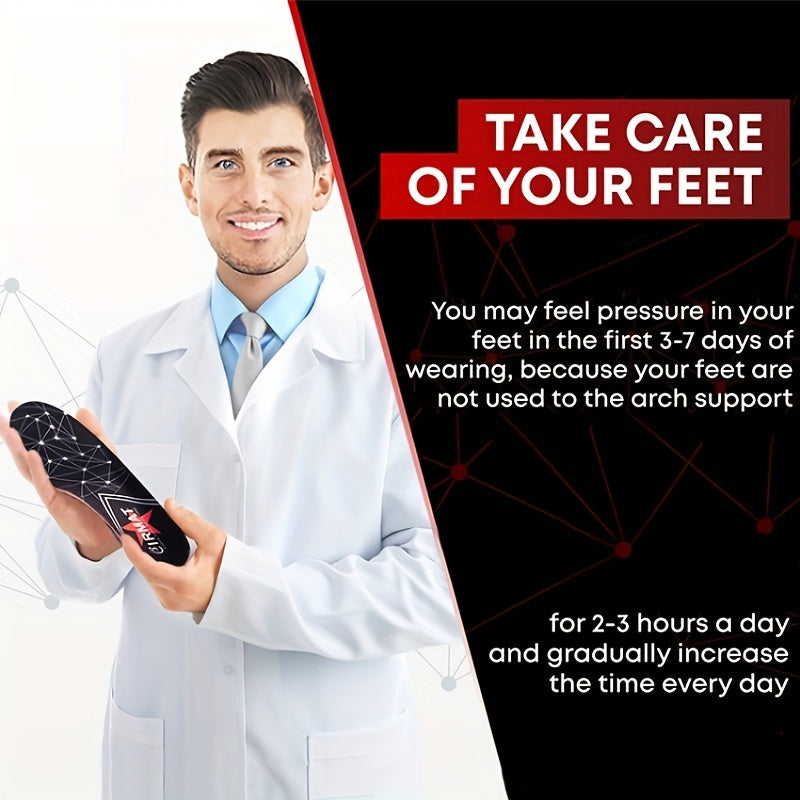 Orthopedic Insole PU Gel Shock Absorption Deodorization Breathable Sole Pad