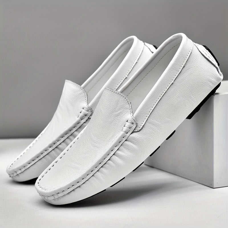 Men's Lightweight Comfortable Loafers Shoes Outdoor Low Round Toe Shoes