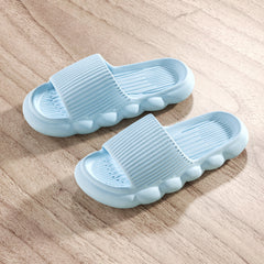 Women's Platform Cloud Slippers Open Toe Non-slip Bathroom Shoes