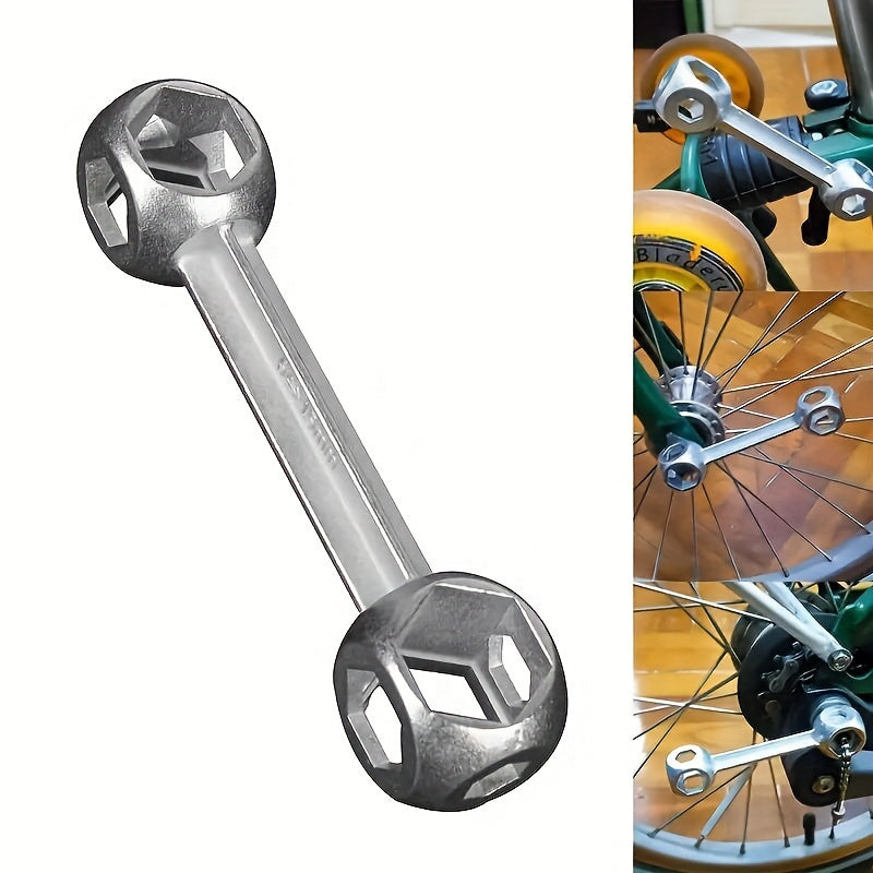 3pcs 10 In 1 Portable Bicycle Wrench 6-15mm Functional Wrench Bike Repair Tool