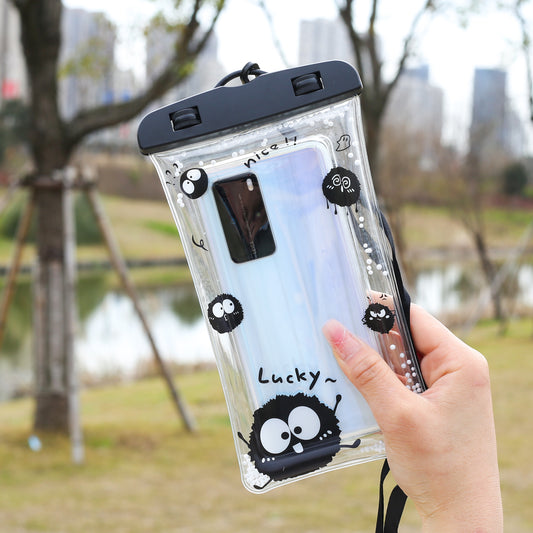 Waterproof Mobile Phone Bag Anti Sinking Airbag for 17-27cm Models