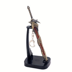 Mini Sword Pendant Keychain Toy with Sheath
