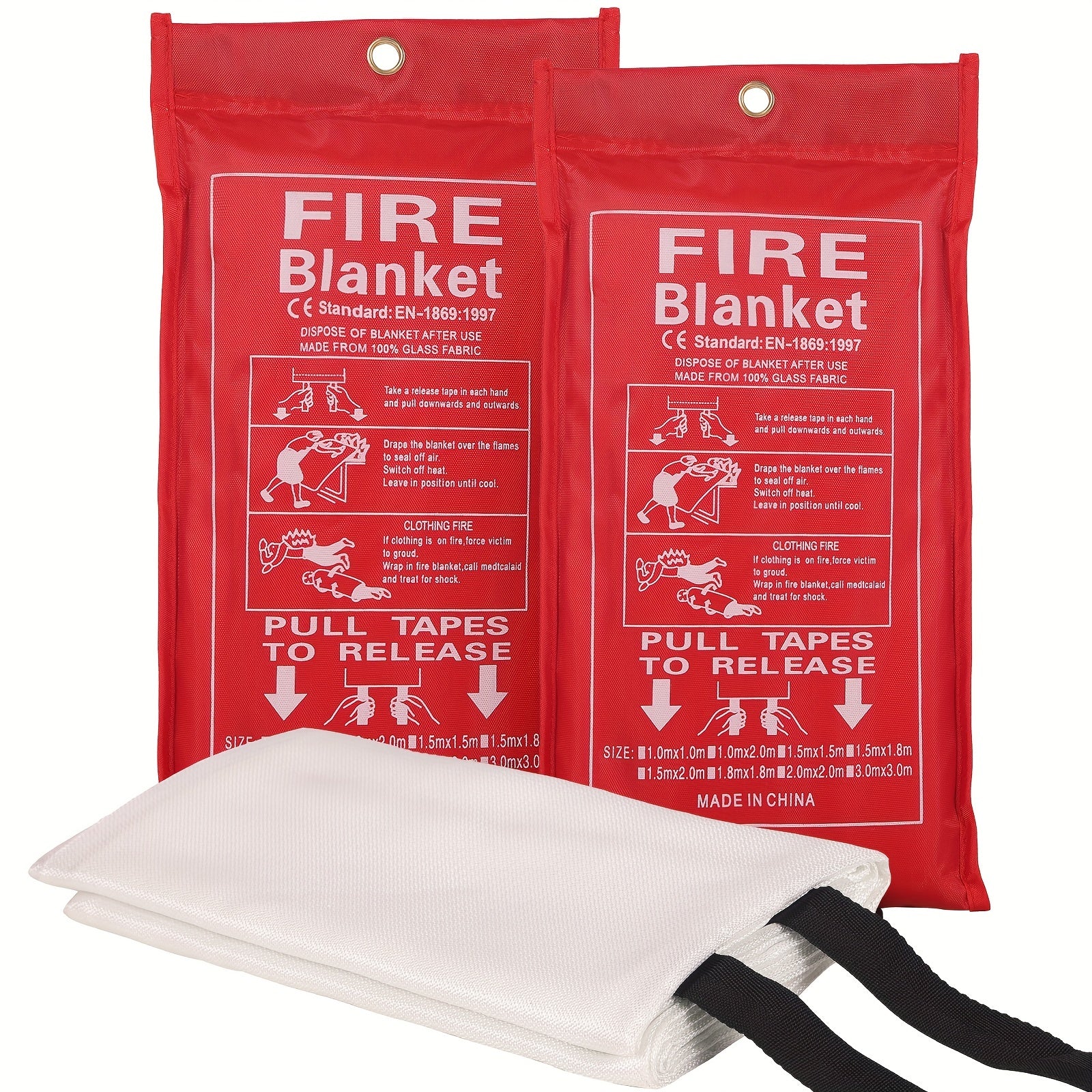 Emergency Fire Extinguishing Blanket Home Kitchen School BBQ Car