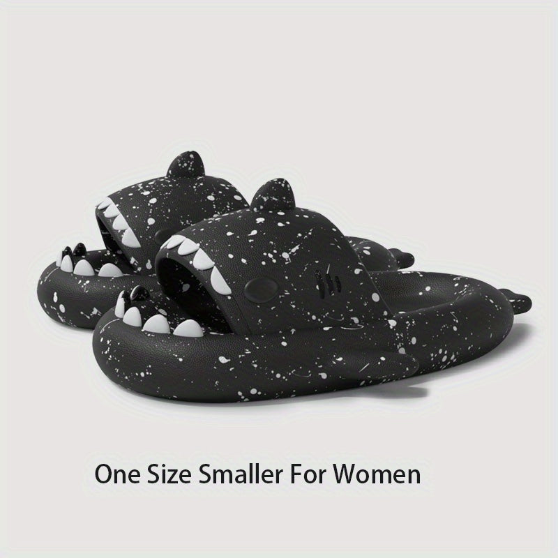 Shark Slippers Cloud Slides Lightweight Non Slip Shoes Indoor Outdoor Shower