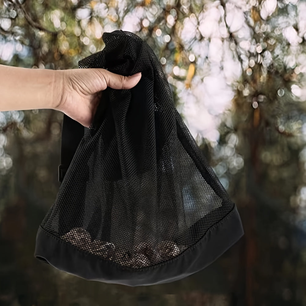 Foldable Mushroom Bag Strap Storage Pouch
